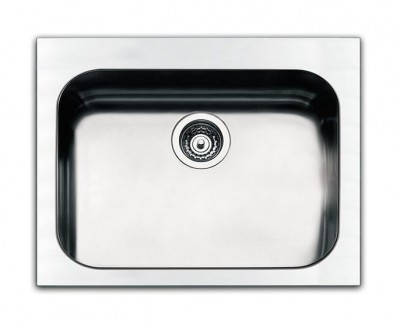 Lavello da Incasso 1 Vasca Monovasca 57 x 51 cm Acciaio Inox Serie Torino Apell TOG571IBC