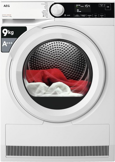 Asciugatrice Libera Installazione a Pompa di Calore 9 kg Classe A+++ Bianco SENSIDRY SERIE 7000 AEG TR7G93OW 