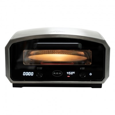 R.G.V. Vulcano Forno pizza elettrico display LED Temperatura regolabile da 150 a 450°C