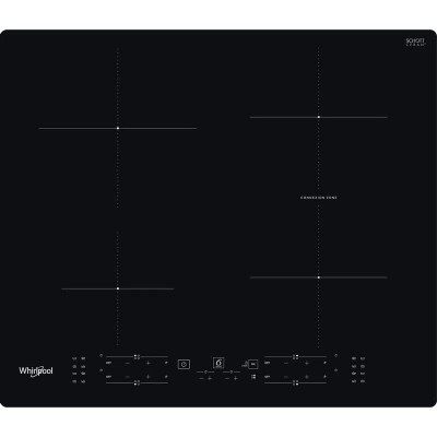 Piano Cottura da Incasso Induzione 60 cm 4 Zone ConnexionZone Vetro Nero Whirlpool WB B8360 NE