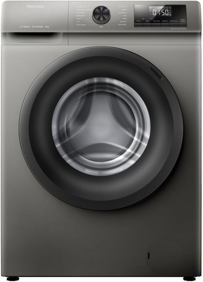 Hisense WFQP8014EVMT Lavatrice Libera Installazione Carica Frontale 8 Kg Classe A Centrifuga 1400 giri/min. Titanium Grey 