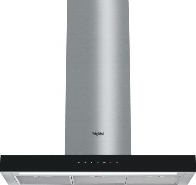 Cappa a Parete 90 cm Acciaio Inox e Nero CookSense ZenMode 6thSenseLive App Whirlpool WHBS 92F LT K/1 - WHBS92FLTK1