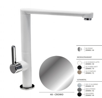 ZENMIX Miscelatore rubinetto Plados  code 40 CROMO